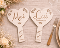 Pancartes de mariage personnalisées – Jeu “Elle & Lui”