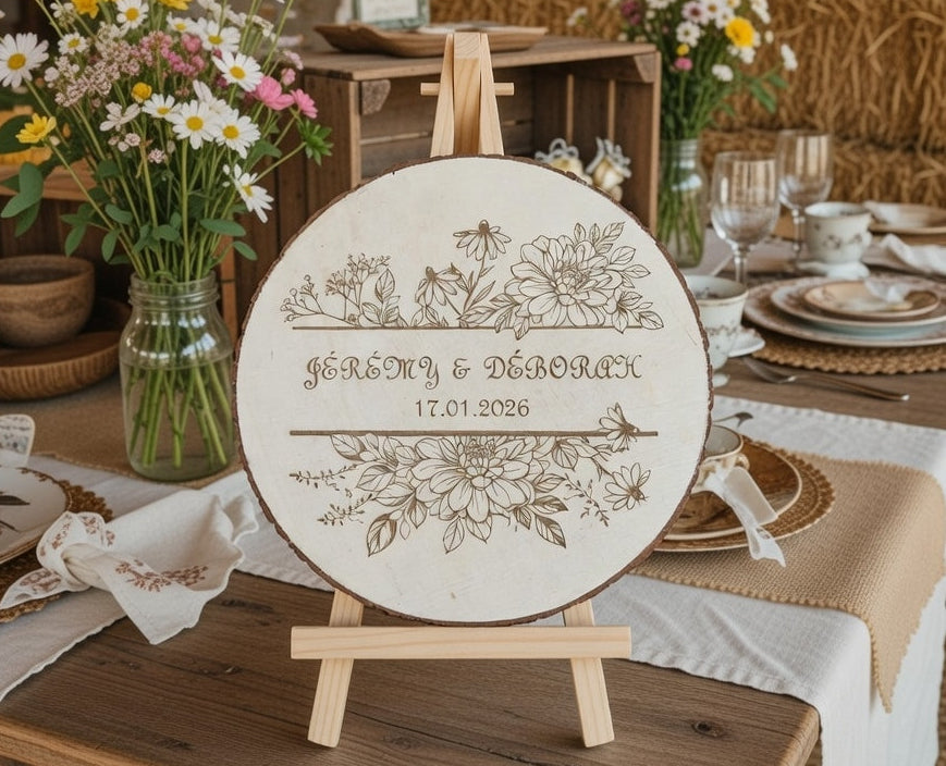 Rondin de bois personnalisé – Gravez vos plus beaux souvenirs